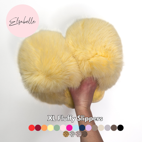 Elsabelle Candy Viral Fluffy XL Slippers