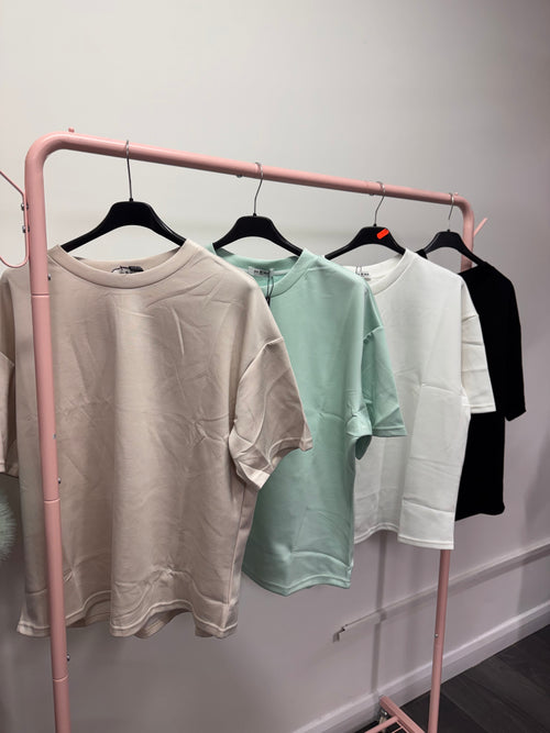 RHEA Plain Cotton T-Shirt