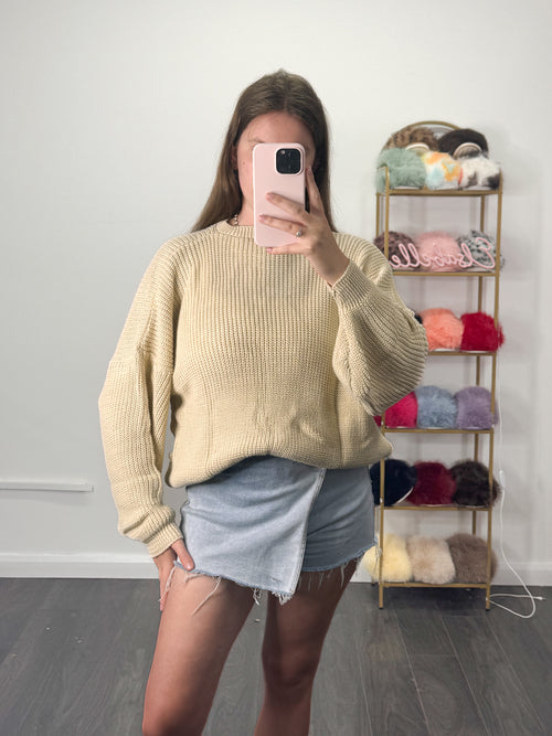 KIMBERELY Oversized Knitted Jumper
