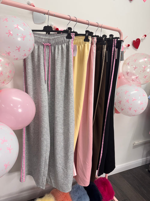 CARLY Striped Leg Joggers