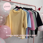 GEMMA 3/4 Sleeve Thick Oversized T-Shirt