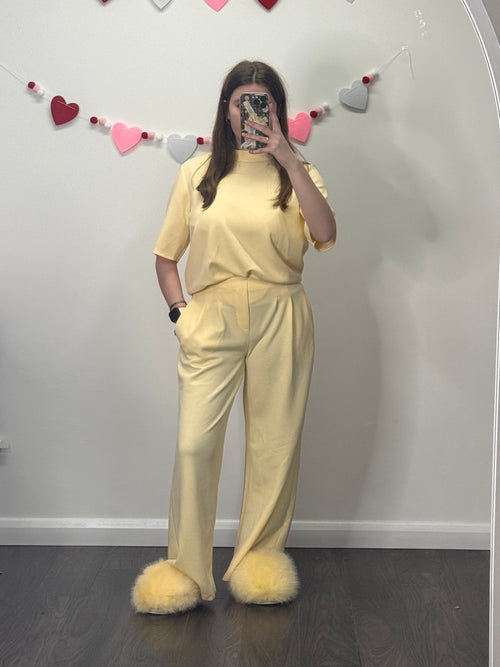 GEMMA 3/4 Sleeve Thick Oversized T-Shirt