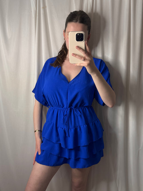 HARPER Frill Tie Waist Playsuit