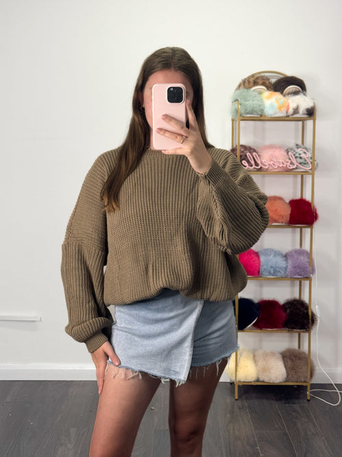 KIMBERELY Oversized Knitted Jumper