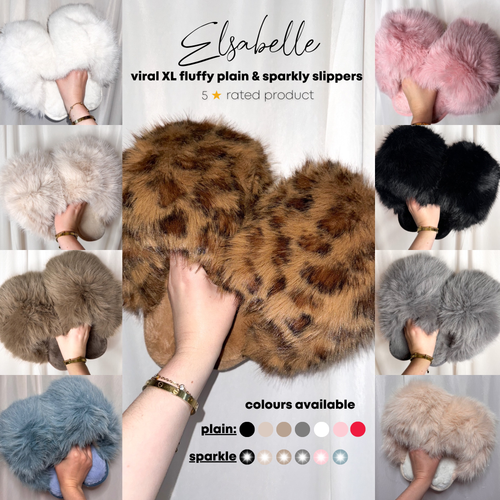 Marshmallow XL Fluffy Slippers