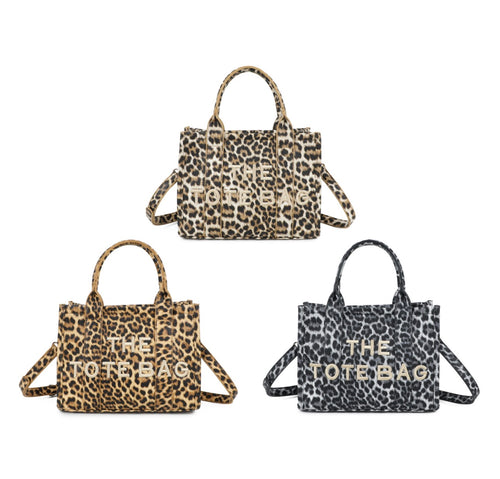 Mini Leopard Tote *PRE ORDER*