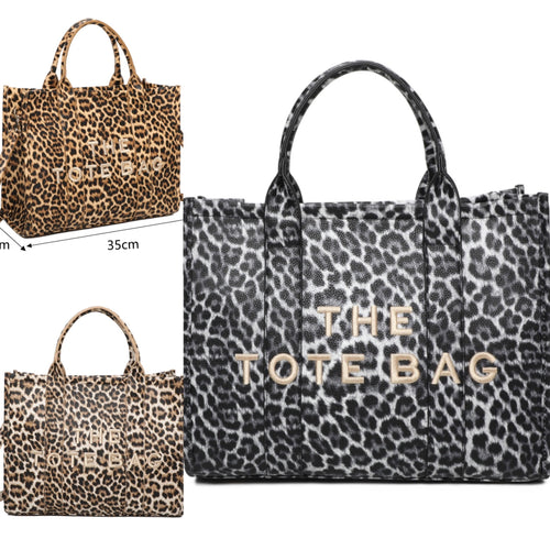 Large Leopard Tote *PRE ORDER*