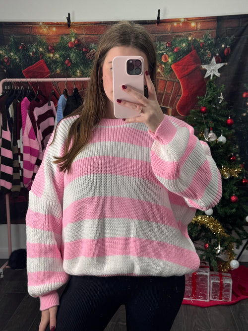 PENELOPE Stripe Knitted Jumper